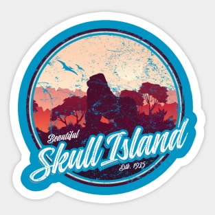 Skull Island Sticker